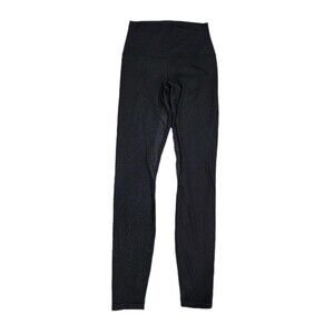 LULULEMON Women's Leggings Black Printed Sizes 4
